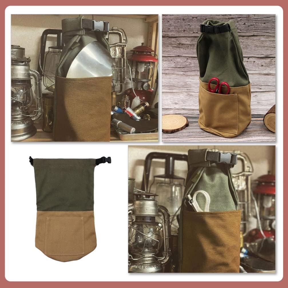 Horse Oil Lamp Buggy Bag Canvas Portable Cosmetic Bag Travel