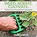 Bear Paws Cultivator Claw - Ergonomic Gardening Tools - Hand Held Garden Tool - Hand Rake - Strong Nylon Weeder - Manual Weeding, Aerating, Cultivating…