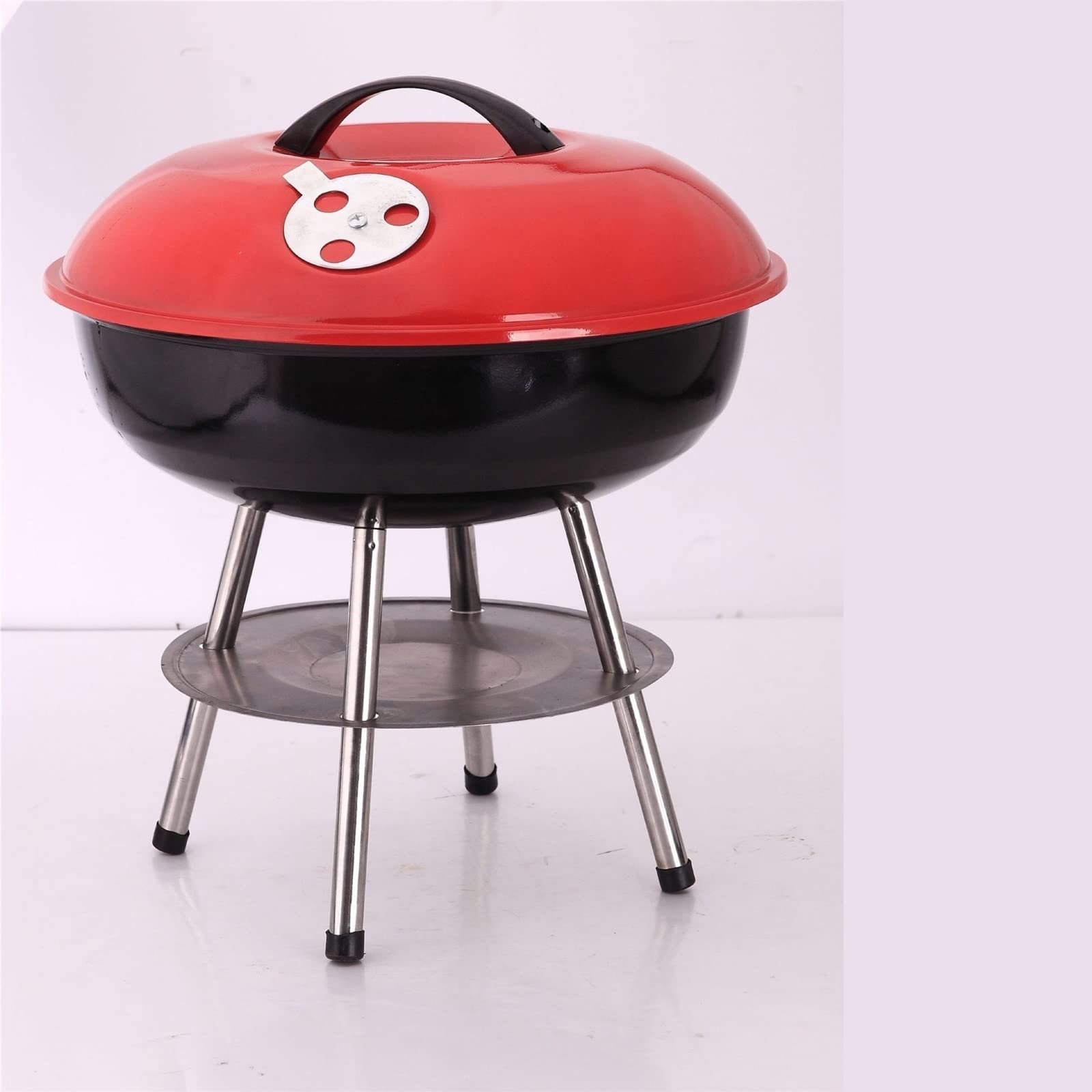 Grill Kulisty Grill Na Węgiel Drzewny Okrągły Grill Ogrodowy