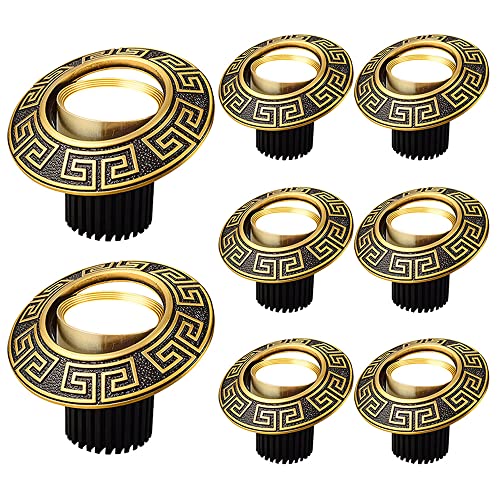 GTHTUHFD Paquete De 8 Focos Empotrables Led De Latón con Ángulo Ajustable De 3W, 5W, 7W, 10W, 12W, Redondos, De 2.5In Y 3.5In, con Panel Plano Y 3 Temperaturas De Color.,5w-3000k