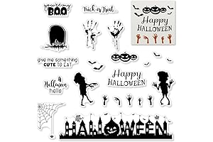 Halloween Clear Stamps: Unveil the Spooktacular Delights of Autumn Crafting