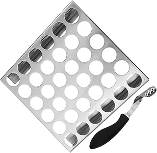 Cabilock 1 Conjunto De Churrasco Chili Rack Churrasqueira Ao Ar Livre Jalepeno Grelha Ao Ar Livre Jalepeño Pimenta Baqueta De Aço Inoxidável Torrador De Churrasco Grelha De Piquenique