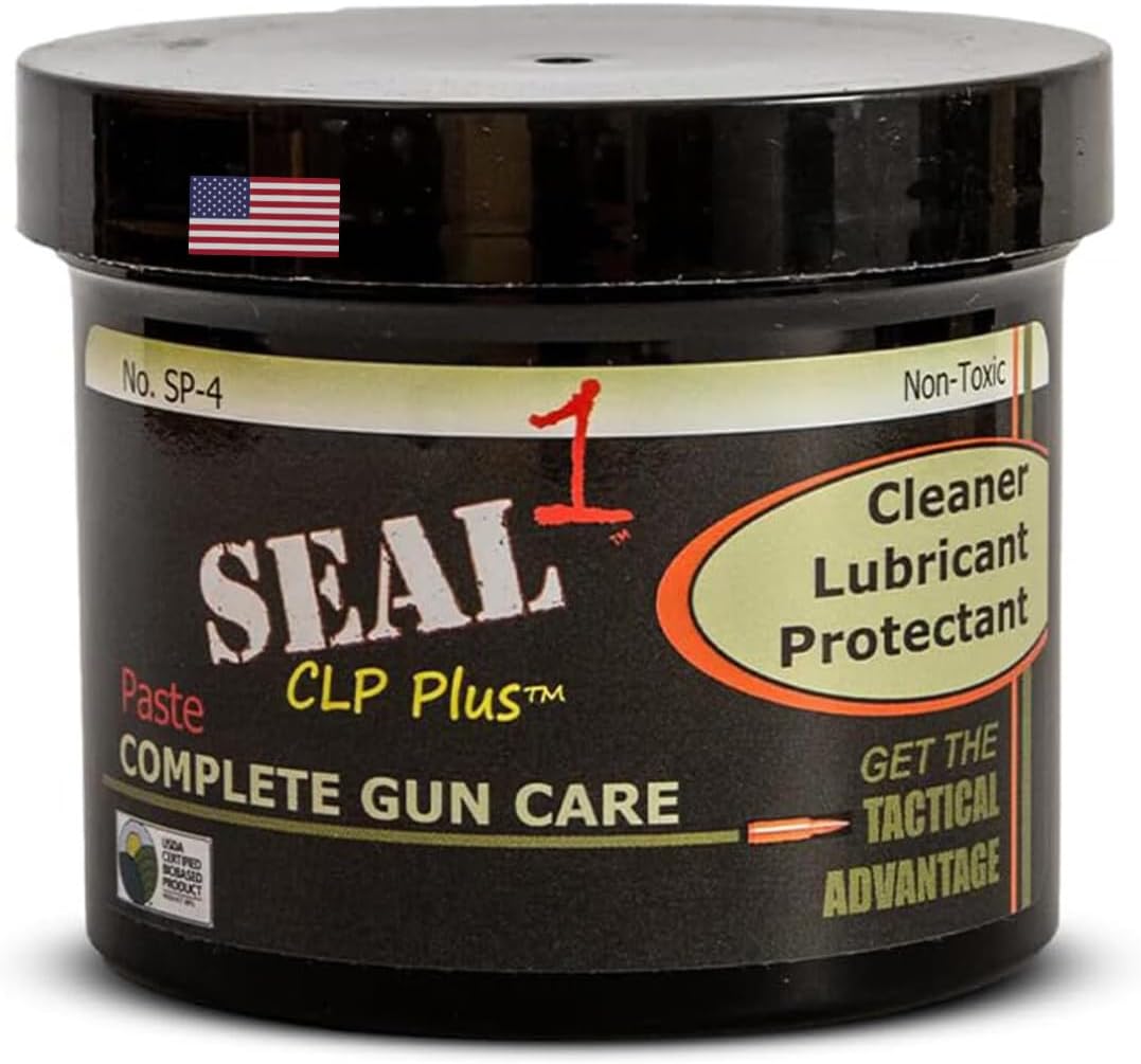 SEAL 1 Paste - Gun Cleaner Lubricant Protectant Firearm Bore Cleaner Gun Accessories Gun Cleaning Bore Paste Gun Lube for Guns Rust Preventative Dissolve Carbon - 4 oz