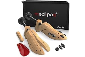 2 Premium Pine Shoe Stretchers - 4-Way Stretching Solution