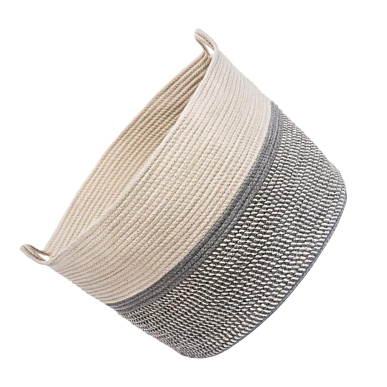 Woven Storage Basket for Laundry and Sundry Items with Handles Versatile Organizer for Toys Clothes and More