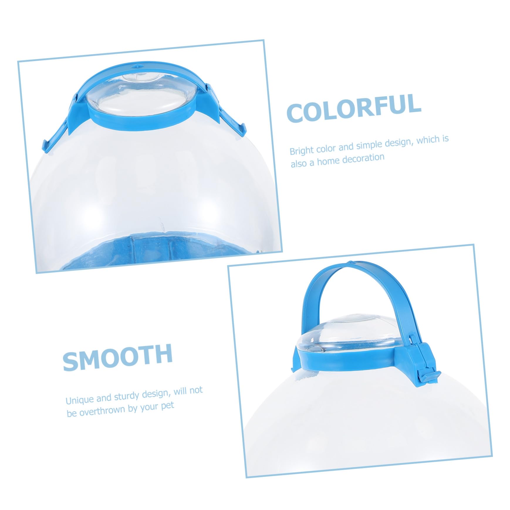 Mangiatoia per Piccioni Bevitore D’acqua Trasparente 8l, Abbeveratoio Professionale in Plastica Scala di Capacità, per Allevamento e Cura Uccelli Domestici Colore Casuale