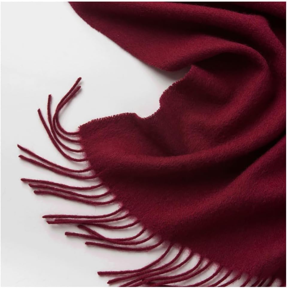 Utaly Large Winter Scarf for Women Men - 73"x17" Soft Warm Blanket Scarf Faux Cashmere Shawl Wrap with Tassels