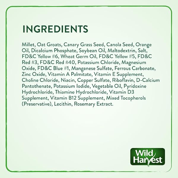 Wild Harvest Advanced Nutrition Diet Canary & Finch 2 Pounds, Complete and Balanced, Naturally Delicious Seed Mix with Vitamin A - 3