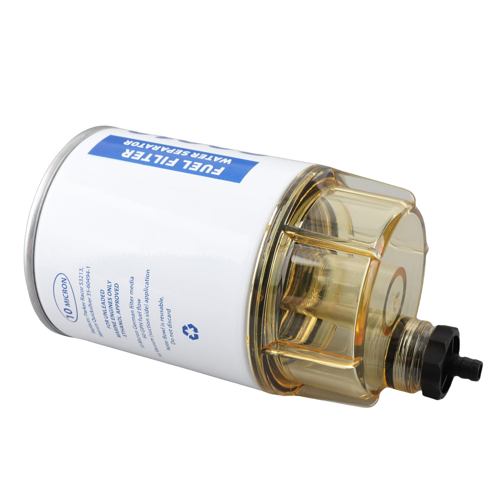 Filtro de Combustible Separador de Agua 18-7928 para Motores Fuera de Borda Barcos Marinos