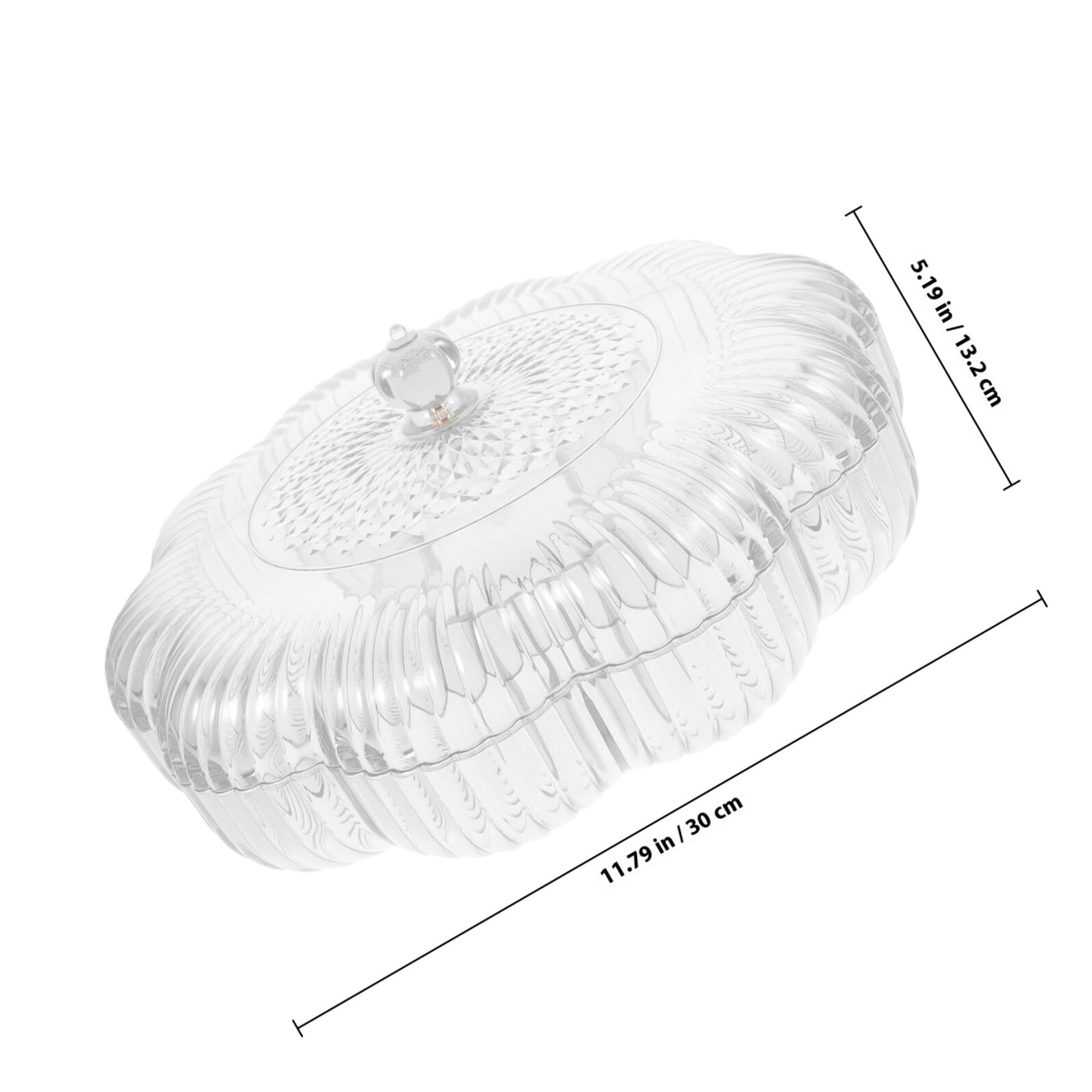 Ipetboom Bandeja de Dulces Transparente con Compartimentos en Forma de Flor Bandeja Dividida de Plástico para Servir Frutas y Snacks Adecuada para Fiestas y Hogar