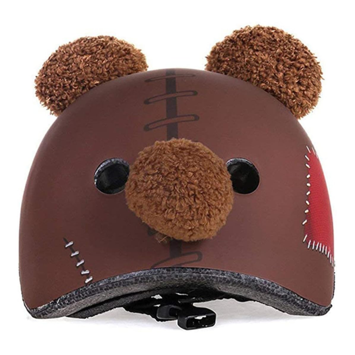 Casco de Seguridad para Patineta Diseño de Oso Marrón Eps