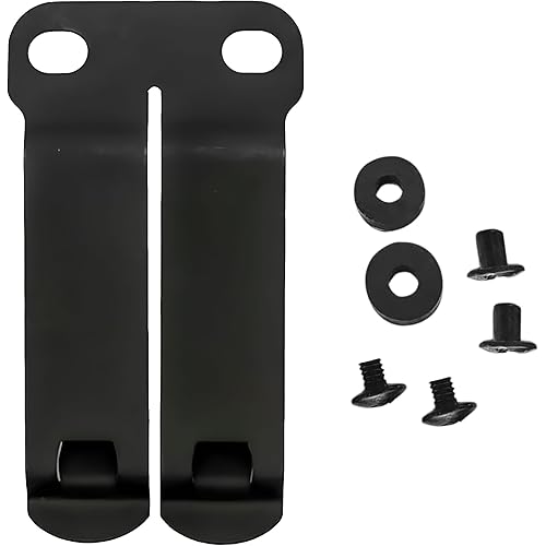 DCC Monoblock Belt Clip – IWB/OWB Attachment for Concealed Carry Holsters – 1.5" & 1.75" Sizes – Dark Matte Gray & FDE Options – Mounting Hardware Included – Made in USA