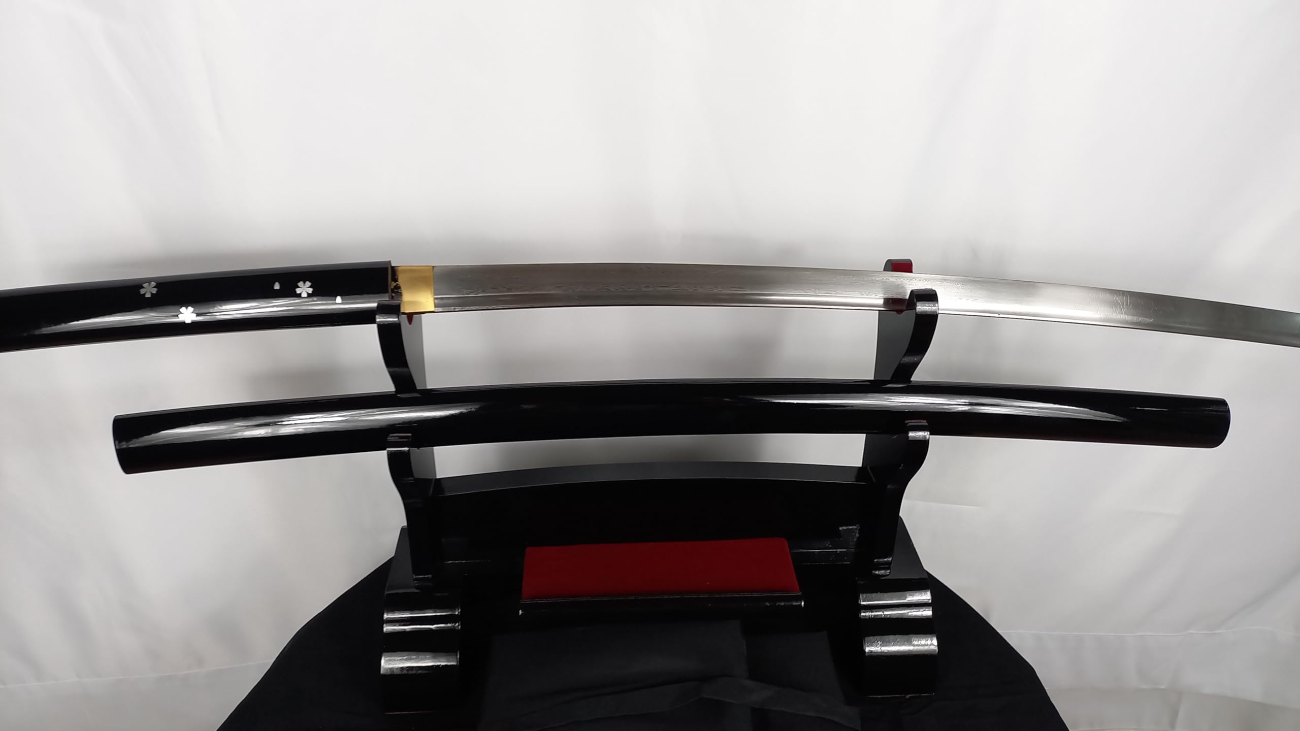 Generisch Shirasaya Katana - Scharf, Echt & Handgeschmiedet - Gefaltetes Katana Schwert Ohne Ständer - Echtes Japanisches Samurai Sword Aus Kohlenstoffstahl - Japan Deko Katanas