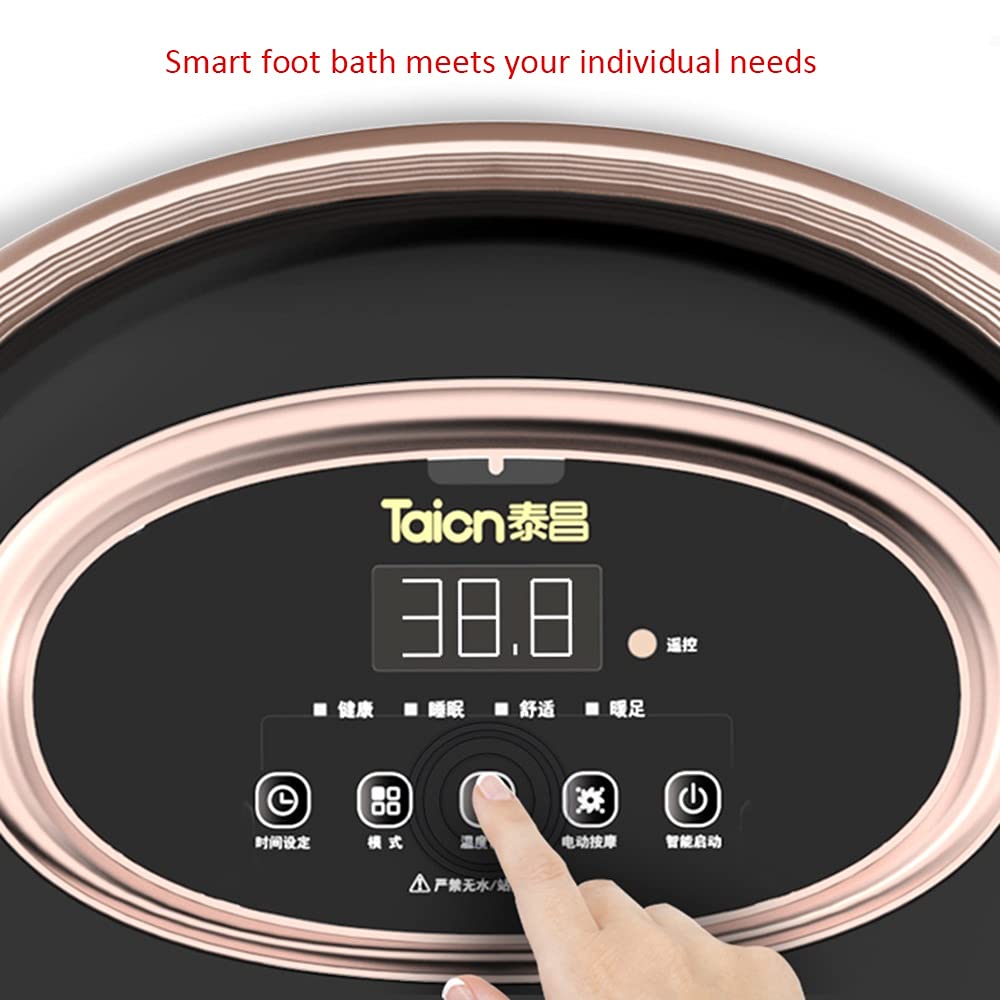 FUFU Hydro Massager Pedicure Bathtub, Cubo de baño de pie de Familia Todo en uno, Bañera de Masaje de Fisioterapia, Kit Pedicure