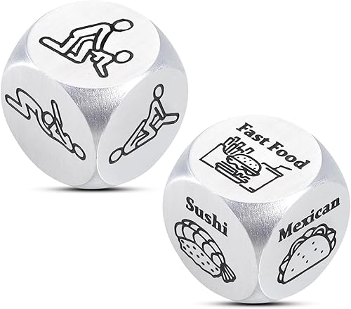 2 piezas de juegos para parejas, dados divertidos para el dĂa de San ValentĂn, dados de amor para mujeres y hombres, dados de acciĂłn de amor, dados 2 piezas de juegos para parejas, dados divertidos para el dĂa de San ValentĂn, dados de amor para mujeres y hombres, dados de acciĂłn de amor, dados