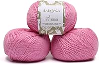 Vista 62 de Juego de 6 madejas de 100% lana de alpaca bebé (10.58 oz) de peso DK, fabricadas en Perú, celestial suave y perfecto para tejer y hacer ganchillo