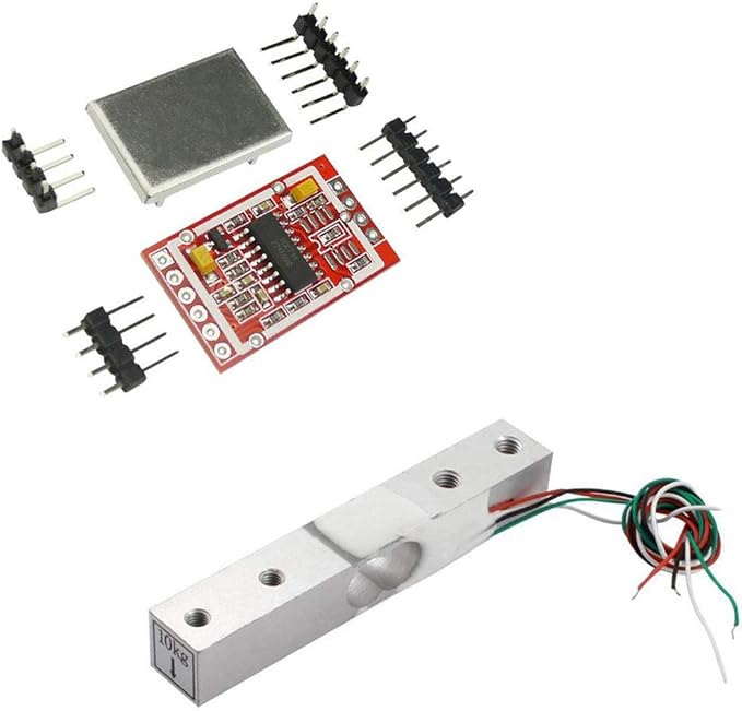 Hopbucan Wägezellen-Set 4x 5kg - Mit HX711 Modul Für Arduino