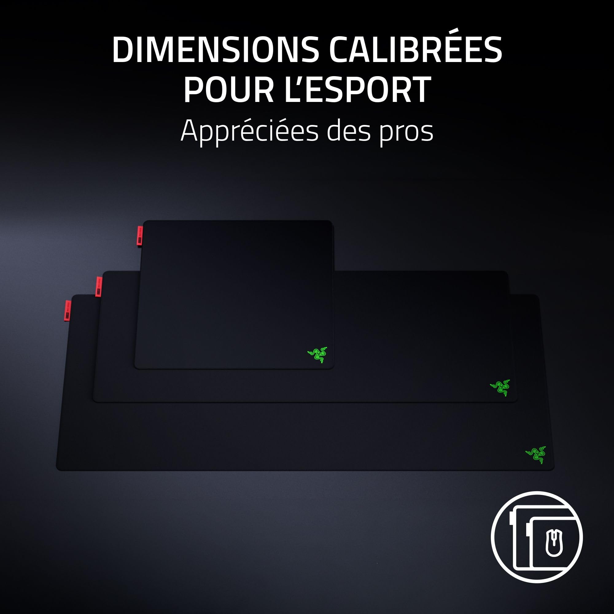 Razer Gigantus V2 Pro 2XL - Max Speed - Tapis de Souris Gaming Esports Souple pour rapidité et contrôle - Mousse propriétaire GlideCore - Optimisé capteurs optiques - 410 mm x 940 mm