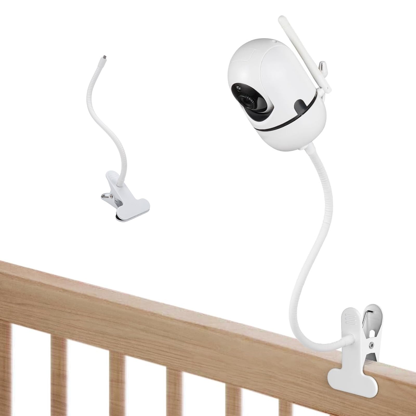 Plyisty Flexible Baby Monitor Mount Compatible with HB65/HB6550/HB6558/HB66/HB248 SM935E/SM650, Baby Camera Mount Without Tools or Wall Damage
