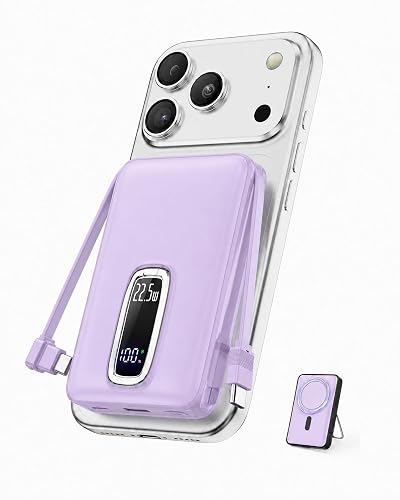 Wireless Powerbank 10000 mAh MP102HGQ1108B | Imán 14N, USB-C extraíble 22,5W, batería portátil iPhon