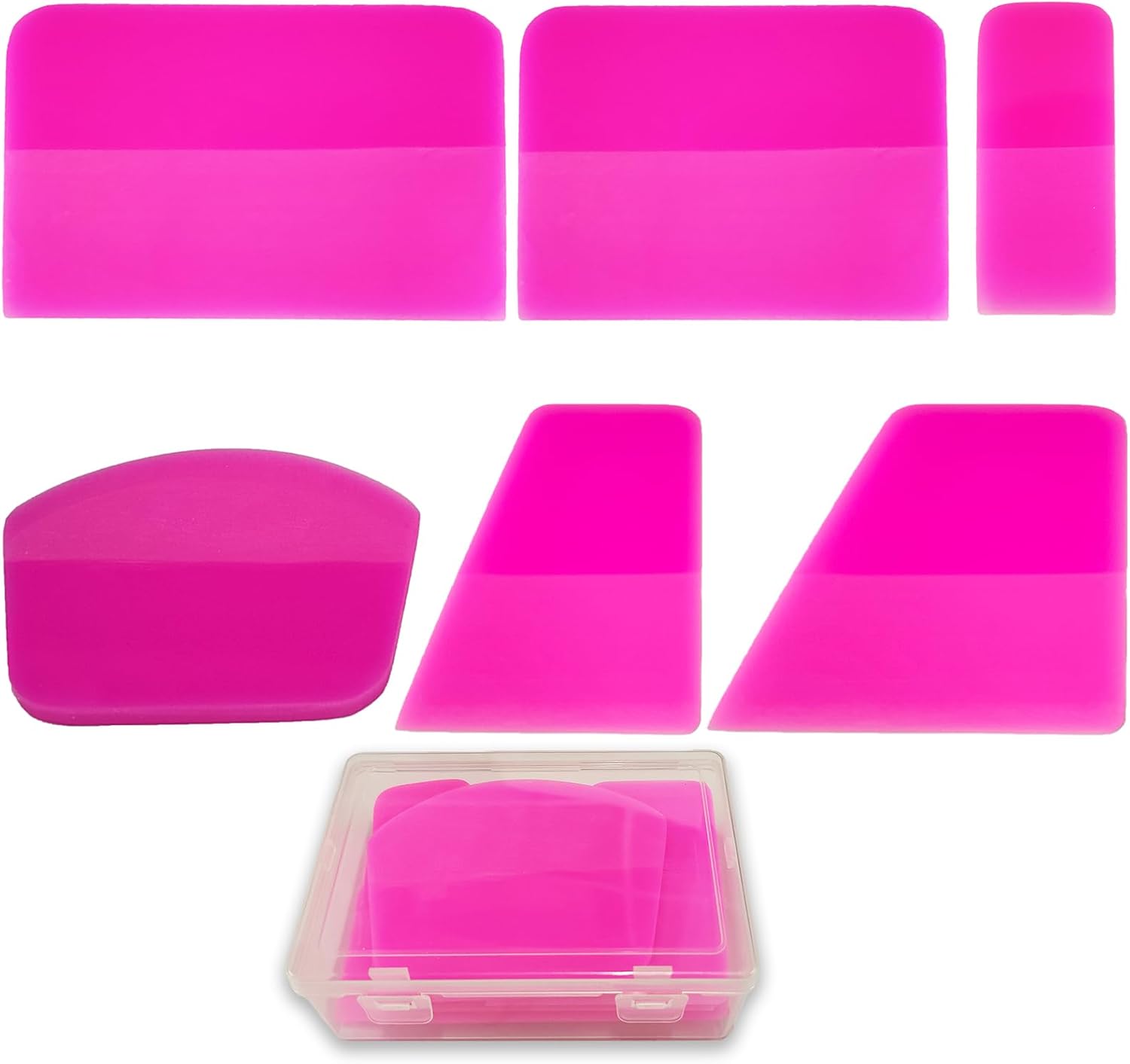 6 in 1 PPF Squeegee kit Anti-Scratch Soft TPU Squeegee PPF Tools for Paint Protection Film,Vinyl Wrap and Window Tint Application