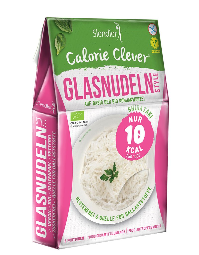 Shirataki Slendier pâtes de konjac biologique - paque dŽasie 6 x 400 g