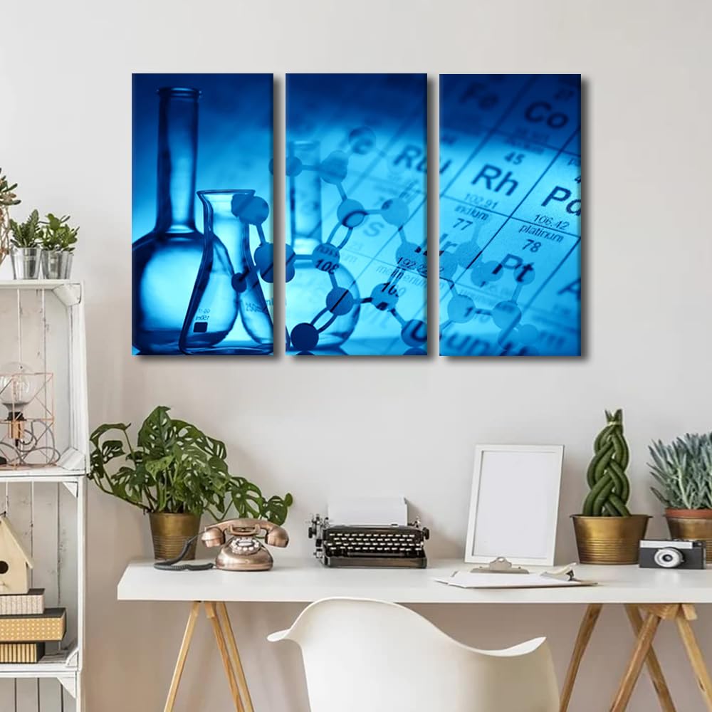 絵画 scieice room Wall Art Modern Artwork Chemical Experiment Pictures for Living