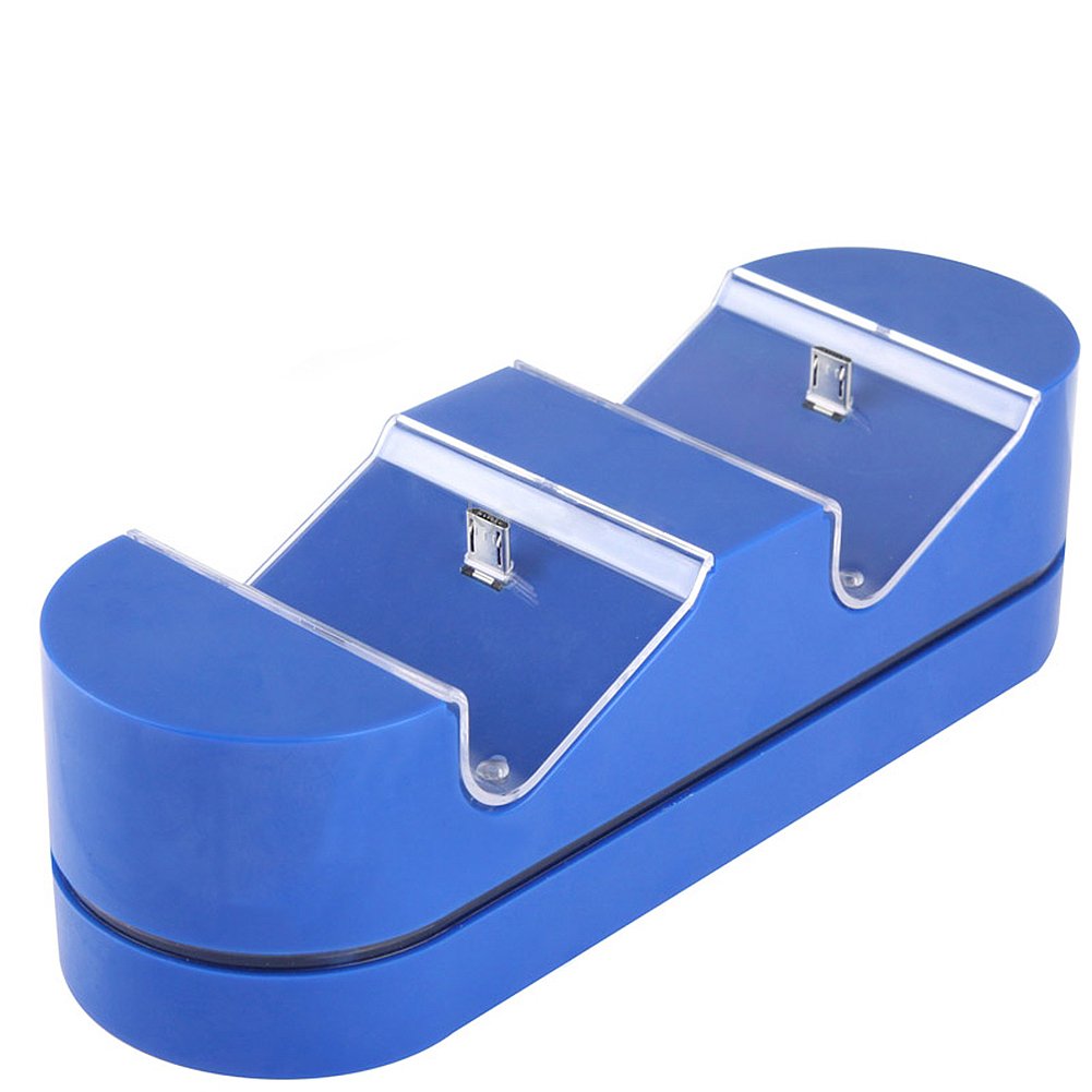 ModFreakz® 2 Port Power Dual Charging Stand Blue For PS4 Controllers