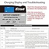 KATBO Automatic Battery Charger 6V 12V Auto-Voltage Detection 2Amp 6 Amp Lead Acid Battery Float Charger Maintainer With LCD Display For Motorcycle Car Boat Marine Lawn mower Atv Toy Car #4