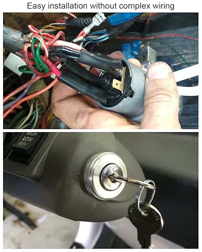 Miniatura 4 de Interruptor de llave de encendido apto para New Holland Tractor T45A TT50A TT60A TT75A Workmaster 45 Workmaster 50 Workmaster 55, interruptor de