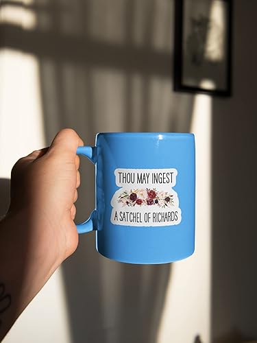 Miniatura 6 de Milleyz Thou May Ingest A Satchel Of Richards calcomanías de vinilo troqueladas impermeables para laptop iPhone botellas de agua computadora y