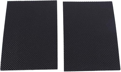 Miniatura 6 de Asixx - Almohadillas de goma para pies de goma, 2 protectores de suelo antideslizantes negros autoadhesivos para muebles, sofá, mesa, silla,