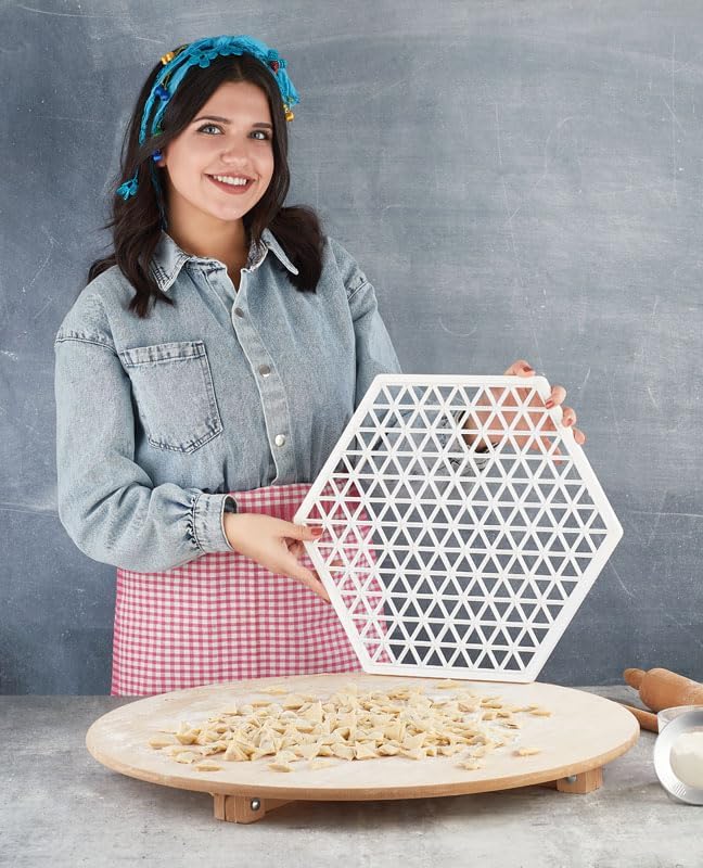 Vip Ahmet Üçgen Mantı Kalıbı, Xl 40 Cm (213 Adet) - Görsel 1