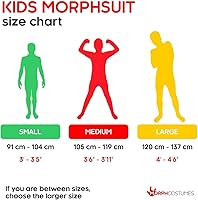 Vista 6 de Morphsuits Slenderman Costume for Kids, Slender Man Costume, Scary Halloween Costumes for Kids, The Rake Costume Kids