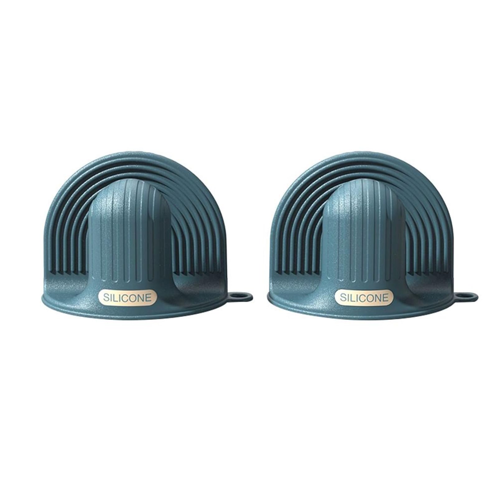 hobbyme 2 Pcs Silicone Oven Mitts Heat Mini Oven Gloves and Pot Holders Set for Kitchen Non Slip Pinch Grips for Cooking and Baking