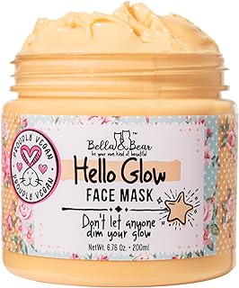 & Hello Glow Face Mask for refining brightening - Vegan - 6.7oz