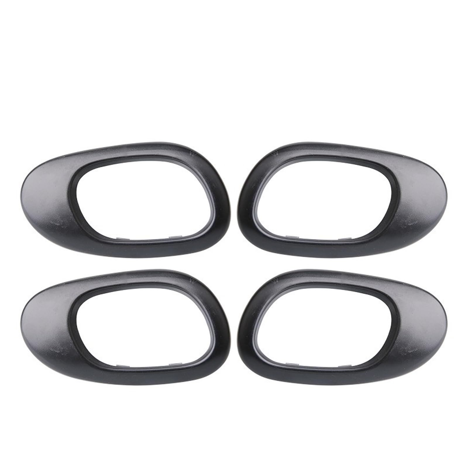 Kebjsbgtd 4Pc Black 4Pc For Pe&Ugeot 206 207 Door Inner Handle For Ci&Troen C2 Front Rear Electroplated Cars Doors Handles