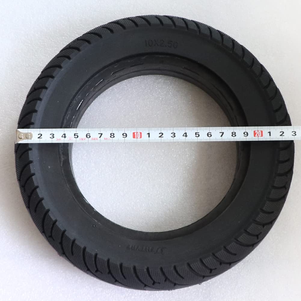 Pneu Trotinette Electrique 10x2.50 Tire Tire 10 Pouces Solid Pneu Fit for Scooter électrique Skateboard électrique 10x2.5 Pneu Solide Roue De Trottinette éLectrique
