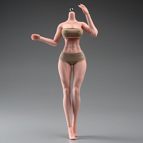 1/6 Scale Sensuality Fullness Female Action Figure Tan Skin Body Model