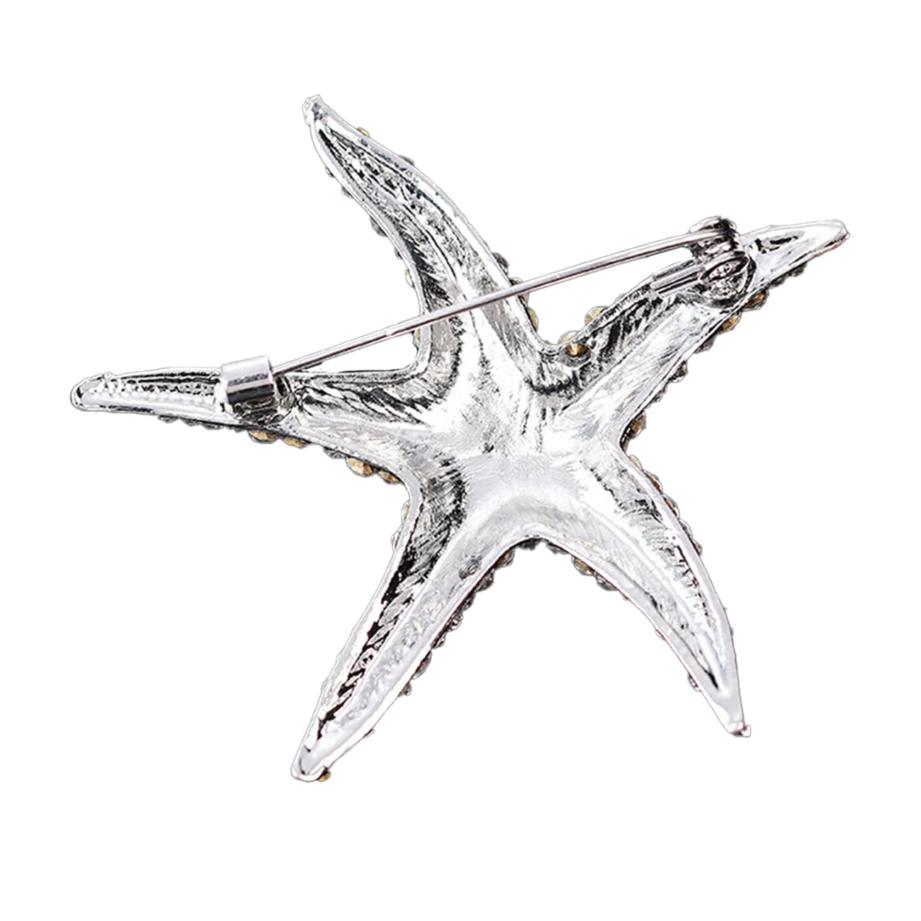 FAIRYGATE Brooch Pins Retro Crystal Rhinestone Brooches for Shirt Collar Decoration, B20 - 3