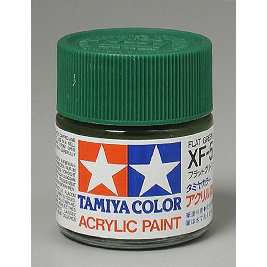 TAMIYAAcrylic XF5 Flat, Green
