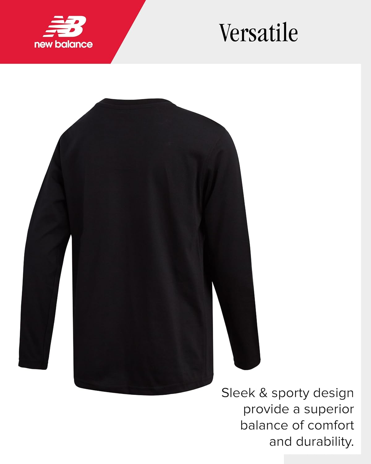 New Balance Boys Jogger Set - 2 Piece Athletic Jersey Graphic Long Sleeve Shirt and Tricot Jogger Sweatpants for Boys (8-16) - Image 5