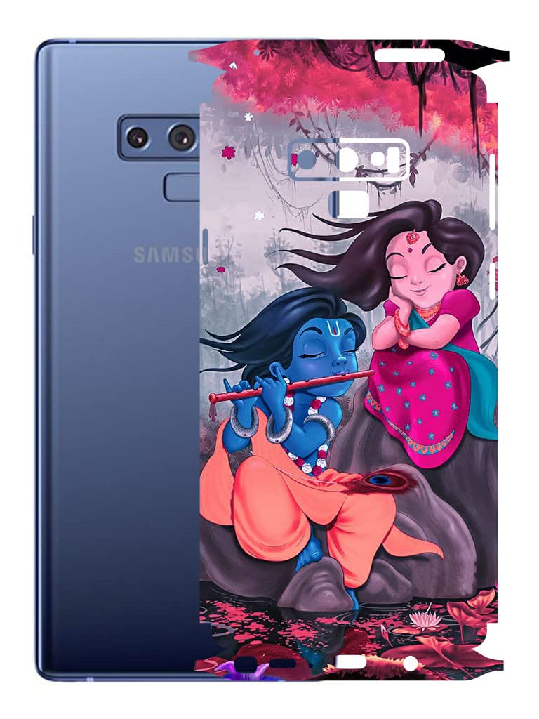 AtOdds - Samsung Galaxy Note 9 Mobile Back Skin Rear Screen Guard Protector Film Wrap with Camera Protector (Coverage - Back+Camera+Sides) (Radha Krishan) (B0B9JLFTHR) Amazon Price History, Amazon Price Tracker
