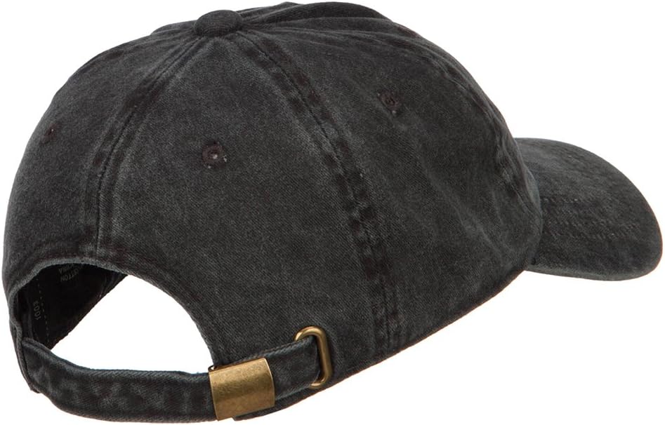 Japanese Chinese Love Embroidered Washed Cotton Cap