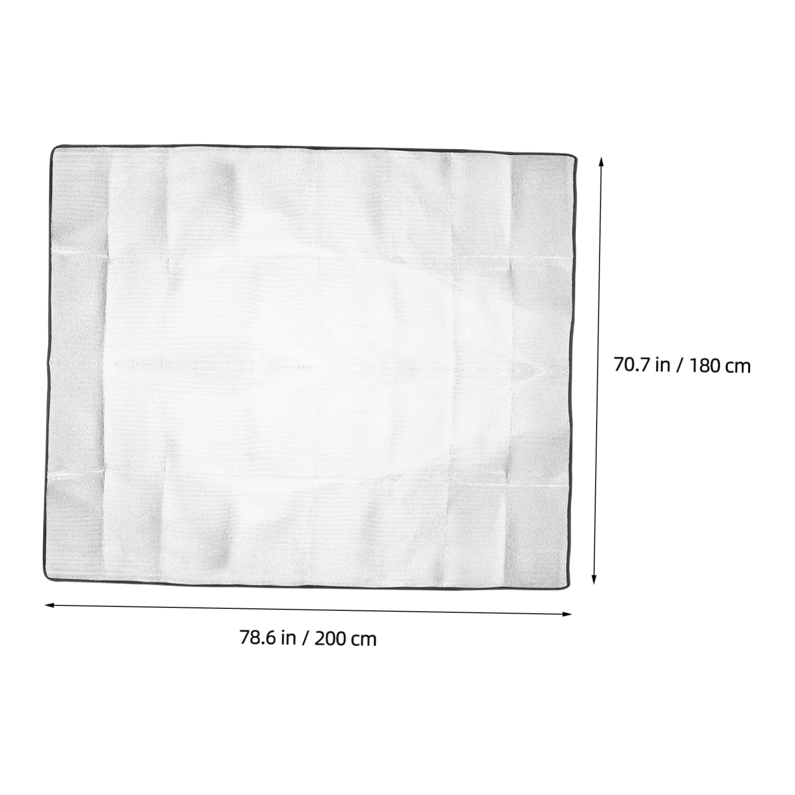 PLAFOPE Insulated Aluminum Foil Tent Mat Camping Pad for Comfortable Outdoor Sleep
