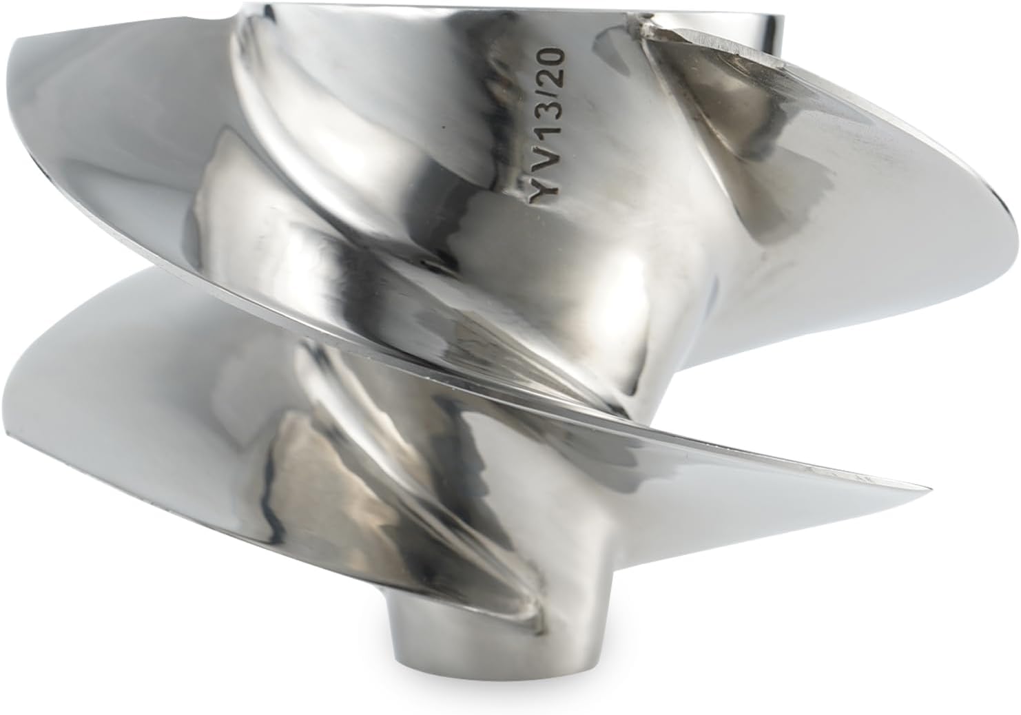 Jet Ski Impeller Fit Yamaha YV-CD-13/20 GP1800 SVHO FX SVHO FX Cruiser SVHO FX Limited SVHO GX1800 FZR/FZS Wave Runner,3-Blade Polished 160MM Diameter