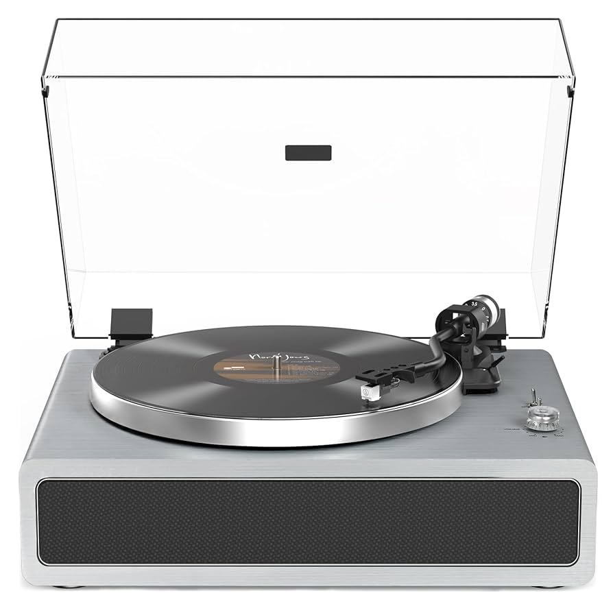 Amazon.com: Turntable Record Player with Built-in Speakers