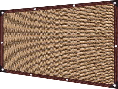 Malla de Sombra con Ojales, Red de Sombra 80% UV-Malla Sombreo Exterior Transpirable para Jardín Invernadero Pérgola Patio Balcón y Gallinero,Toldo de Sombra Resistente Viento