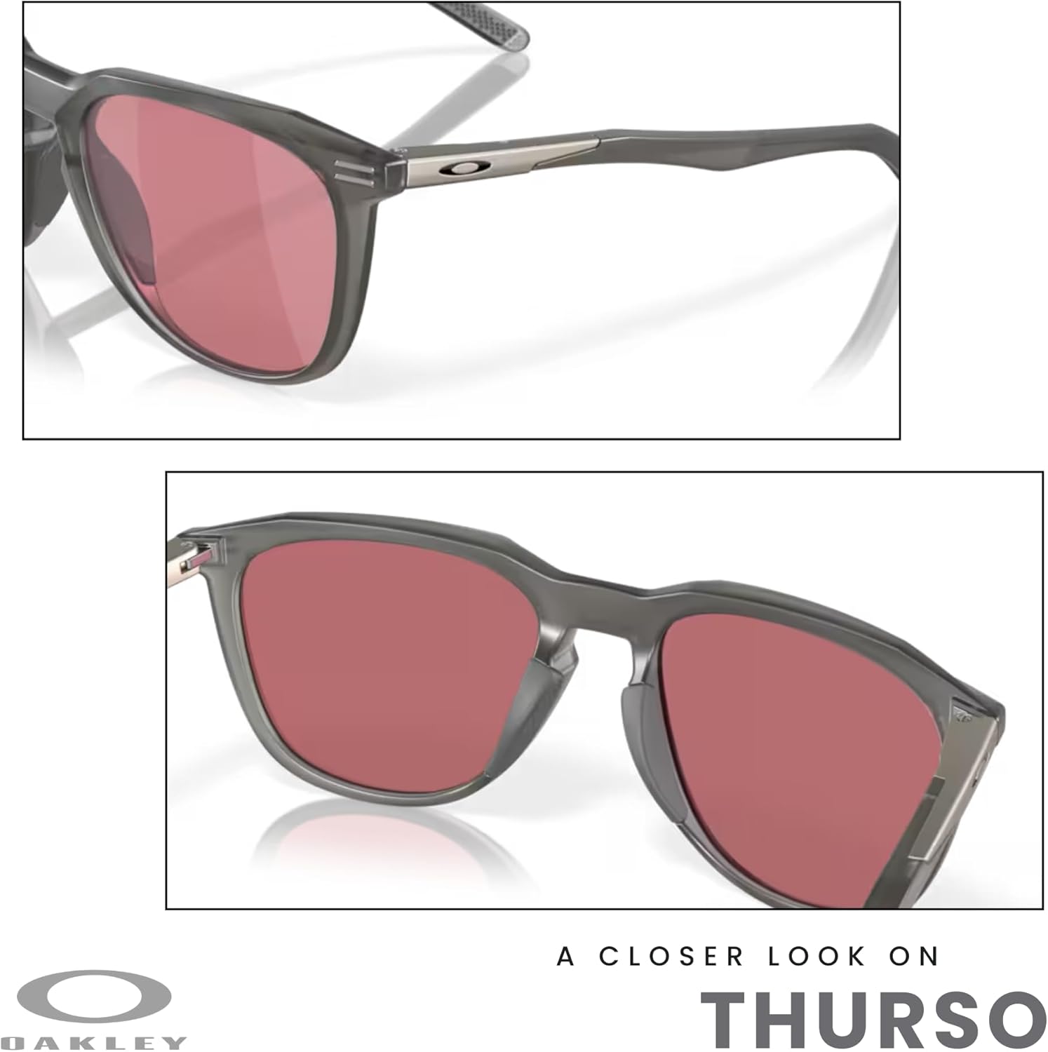 Oakley Thurso OO9286 Square Sunglasses for Men+ Bundle Accessory Leash Kit, Microfiber Pouch