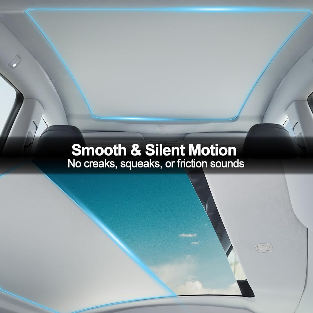 Smooth and silent operation of the sunshade.